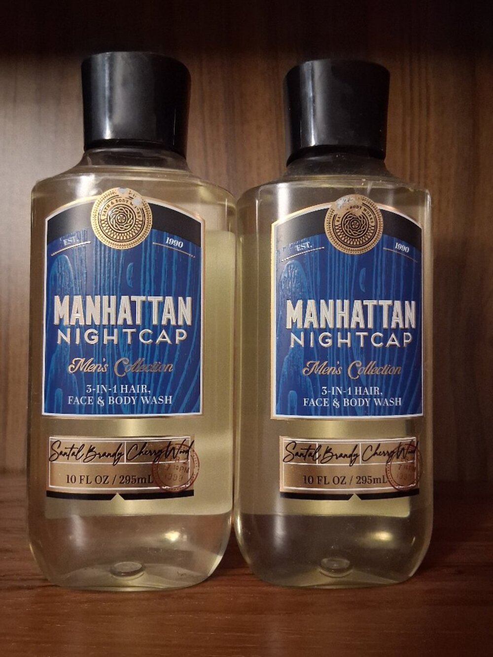 BATH & BODY WORKS MEN'S COLLECTION MANHATTAN NIGHTCAP 3 IN 1 HAIR FACE BODY WASH